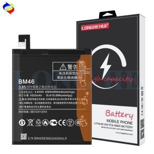 Wholesale 4000mAh BM46 Battery for Xiaomi Redmi Note3 Rechargeable and High Capacity Replacement from china suppliers