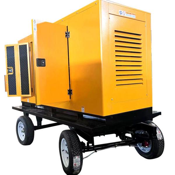 1500RPM Dongfeng Kangmingsi 100KVA Mobile Silent Generator Set with Marathon