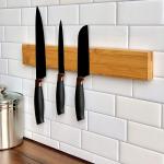 Sample Lead Time 2-3 Days Strong Neodymium Magnet Bamboo Magnetic Knife Strip /