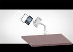 360 Degree Rotatable Ipad Kiosk Holder Rugged Metal Flexible Goose Neck Powder