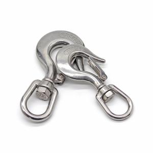 Wholesale Corrosion Resistance Swivel End Stainless Swivel Snap Hook Rigging With Safety Latch Product from china suppliers