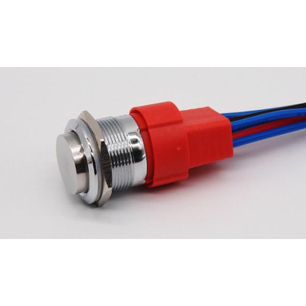 High Head Stainless Steel 1NC 10A Push Button Switch