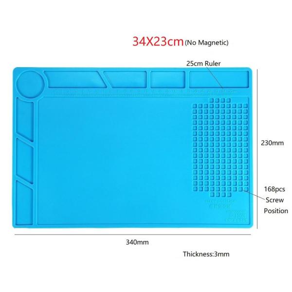 Magnetic Anti Static Repair Mat Insulation Computer Solder Rework ESD