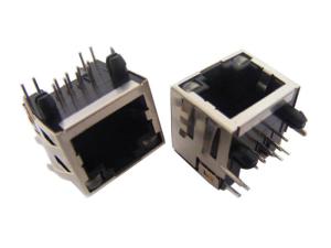 Wholesale 350µH Minimum OCL RJ45 Single Port PBT Plastic Housing With EMI Single from china suppliers