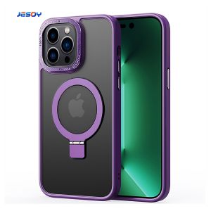 Wholesale Magnetic Invisible Stand Magsafe Phone Case 16FT Military Shockproof Protection from china suppliers