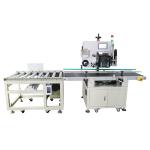 Video Outgoing-Inspection Provided Carton Box Labeller for Flat Position
