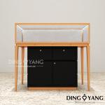 Customizable Jewelry Display Table with Different Colors Logo MDF/Stainless