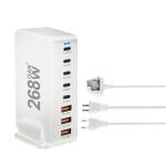 268W GaN USB Type C Fast Charger Multi Ports PD QC4.0 For Desktop Mobile Phone