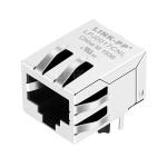 Amphenol RJSE1A0289 Compatible LINK-PP LPJ0017CNL 10/100 Base-T Tab Down Without