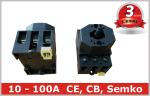 Semko Communication 5 Pole Rotary Isolator Switch DIN Rail , CE Rohs