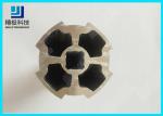 6063-T5 Plum Blossom Tubing Aluminium Alloy Pipe Silvery Oxidation Flower Pipe