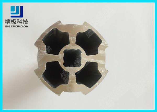 6063-T5 Plum Blossom Tubing Aluminium Alloy Pipe Silvery Oxidation Flower Pipe