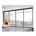 Facade Decoration Solution 70mm Aluminum Sliding Door for Service Apartment