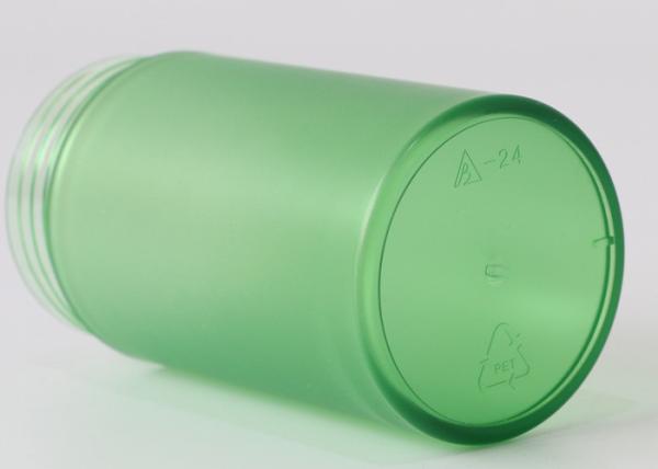 150ml PET pill bottle in stock matte black metellic color hard touch customized