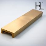 SGS Approved Anti Corrosion Brass U Profile For Window Track