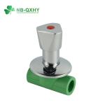 UV Protection Hot Cold Water Pn25 Stainless Steel Handle PPR Pipe Fittings Ball