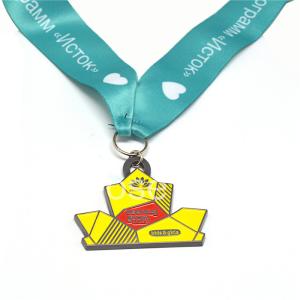Wholesale Personalized custom soft enamel medal of honor, running theme shaped metal badges, DIY color ancient tin metal medal from china suppliers