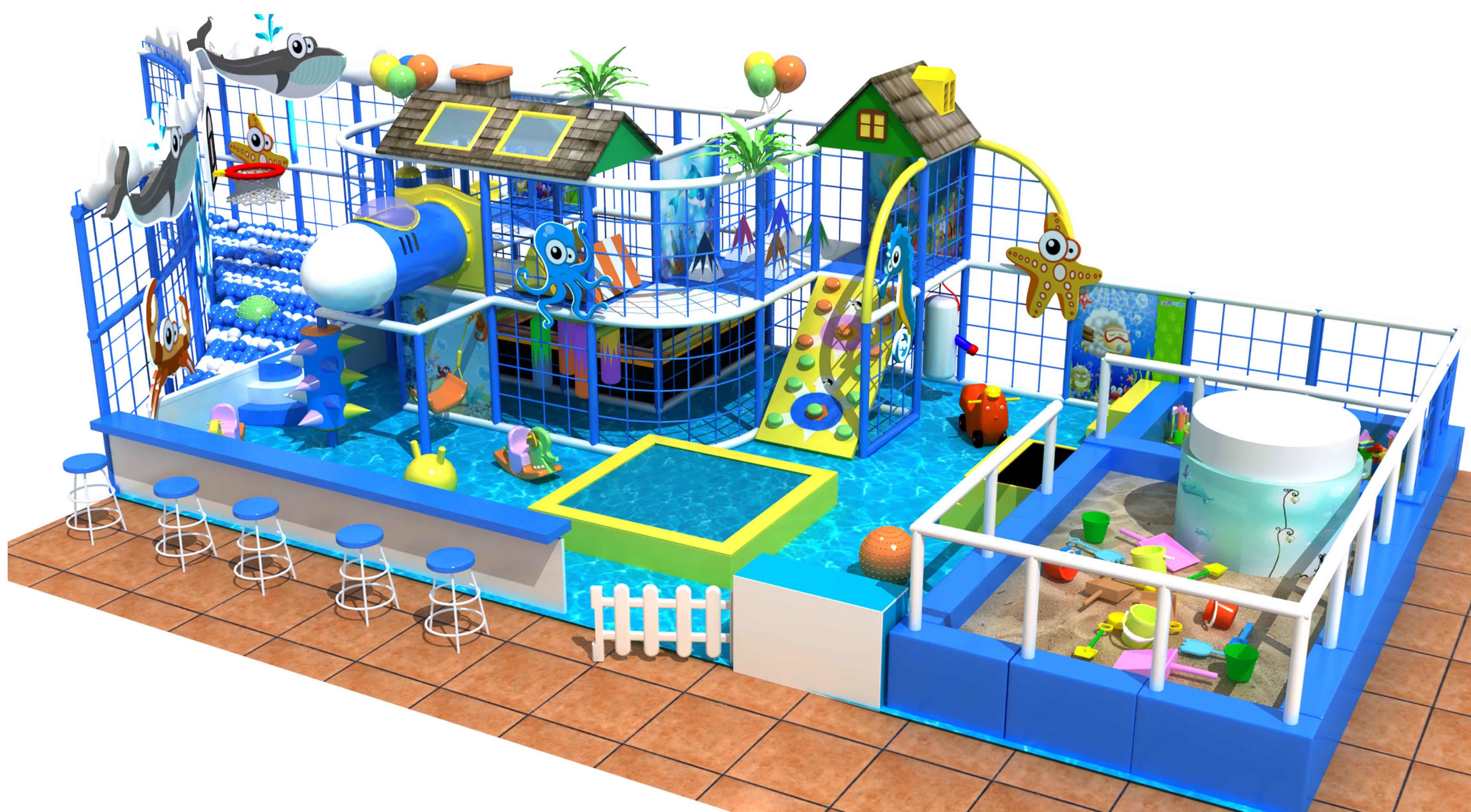 magic circle theme indoor soft park indoor play equipment for cafeteria