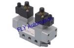 Large Flow 5/3 Way 24V DC Pneumatic Solenoid Valves K35D2-6,8,10,15,20,25