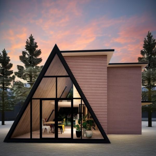 Detachable Container and Aluminum Alloy Windows CE EU Certified Modern Luxury