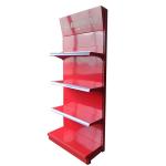 Factory customized color size metal heavy duty minimarket shelves wall shelves