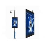 P4 4mm 640*960mm Street Lighting Pole Lamppost Led Display Screen SignPost LED