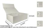 Large Gift Box With Magnetic Closure Lid, Ribbon And Card, Present Box For
