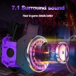Adjustable Mic Noise Cancelling PC Gaming Headset Headband Style Wired 50mm
