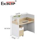 Modern Design Walnut Office Workstation Staff Desk For Office Space