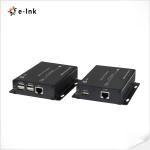4-Port USB 2.0 Over CAT5/CAT6 Extender For Reliable Data Transmission