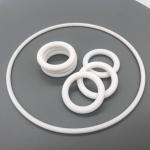 Chemical Resistant PTFE flat rubber o rings Custom Size / Color / Hardness
