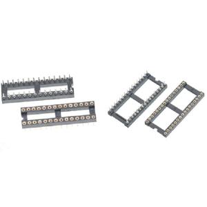 Wholesale IC round hole socket chip test holder Adaptor pitch connector 8P 14P 16P 18P Narrow volume from china suppliers