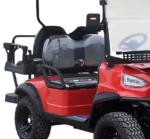 Red color 2 Seater Electric Off-Road Golf Cart High Power 12'' Tires 4kw Motor