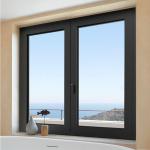 Soundproof Aluminum Inswing Casement Window Heat Insulation With Retractable