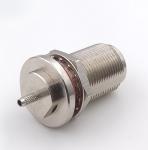 N Type Female RF Coaxial Connector Nut Mounting With Crimp For Cable