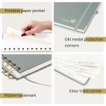 100GSM Ivory Paper Weekly Schedule Planner Custom 12 Month Time Span