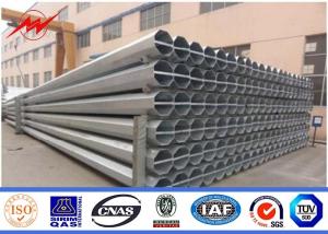 Wholesale 14m Heigth 16 sides Sections metal utility poles For Overhead Transmission from china suppliers