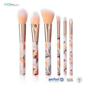 Wholesale Small 6pcs Plastic Makeup Brushes With PVC Packing Box from china suppliers