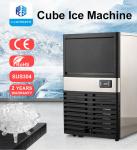 50kg 24Hours LZ-120 Refrigerant R404a Cube Ice Machine for Restaurant Food