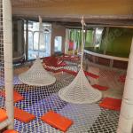 Haiber Rainbow Rope Mesh Perfect Indoor Rope Adventure for Kids' Training and