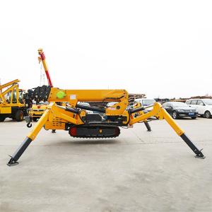 Wholesale 3 Ton Remote Control Elevator Crawler Cranes ZHONGMEI Small Hydraulic Spider Crane from china suppliers