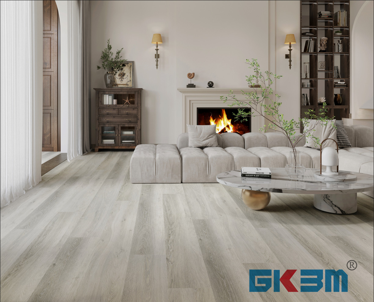Waterproof Click Anti Boisis Resilient PVC SPC Flooring Quick Install LS-W8011