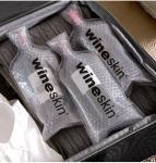 Bubble Skin PVC Wine Bag , Heat Seal PVC Travel Bag For Bottle Protector
