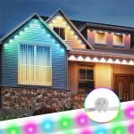 Permanent Outdoor Christmas Lighting RGBW Wifi Led Eaves Light with PC Shell