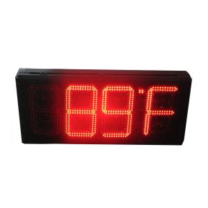 Wholesale Original Outdoor Waterproof Led Digital Double Side Time And Temperature Sign Led Timer Display Led Wall Clock from china suppliers