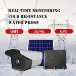 Grid Tower Solar Intelligent Monitoring Camera System 4G LTE 18000 mAH Long life