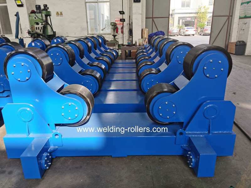 100 Ton Pipe Welding Rotator Self Aligning With Pu Wheel