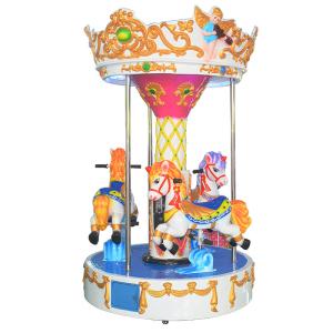Wholesale Kids Carousel Horse Machine 3 Players Amusement Part Kiddie Rides for Sale from china suppliers