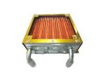 7mm Anodizing Copper Window Flat Finned Tube Heat Exchanger