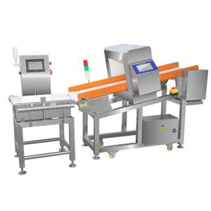 Wholesale Adjustable Angle Production Line Industry Conveyor Weight Checker Weighing Machine With Metal Detector from china suppliers